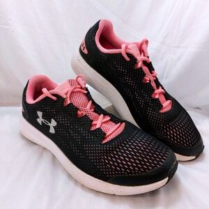 Under Armour Charged‎ Pursuit Running Sneakers Youth Girls Size 7 Pink Navy